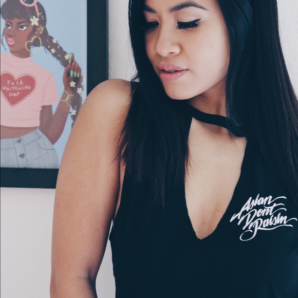 NEW Black Asian Don’t Raisin Tank